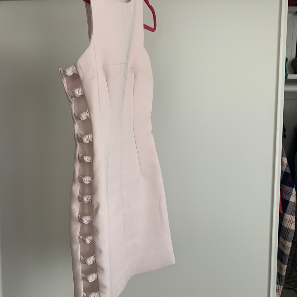 By Johnny Knot Down Dress in Light Blush Pink